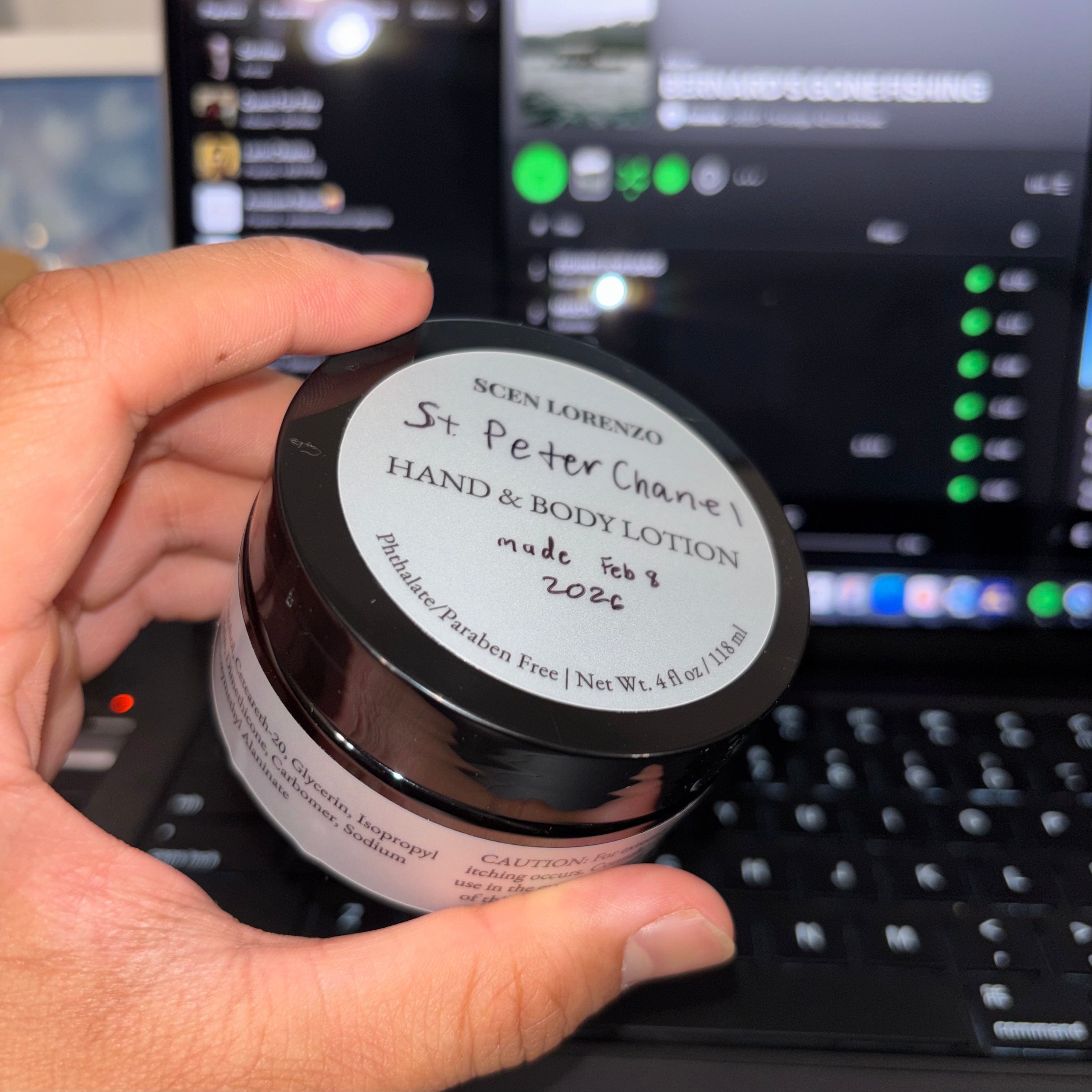 St. Peter Chanel | 4oz Hand & Body Scented Lotion