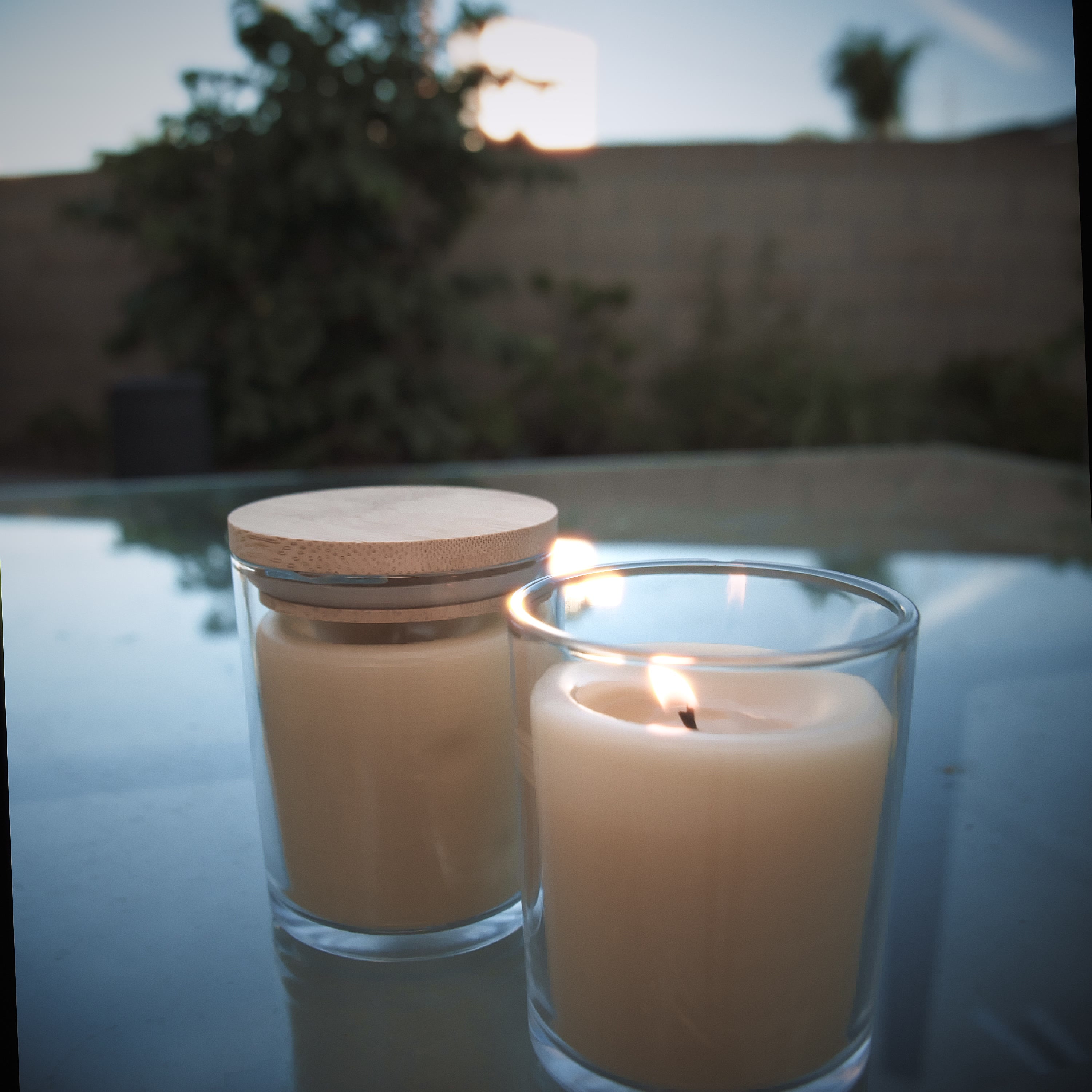 Visions | Unscented Beeswax Candle